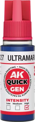 Photo de Ak Interactive Pot de Quick Gen - Ultramarine Blue (18 ml)