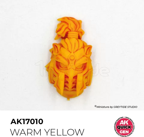 Photo de Ak Interactive Pot de Quick Gen - Warm Yellow (18 ml)