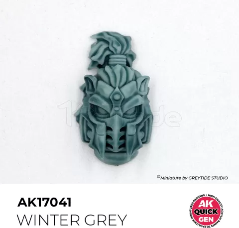 Photo de Ak Interactive Pot de Quick Gen - Winter Grey (18 ml)