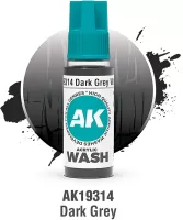 Photo de Ak Interactive Pot de Wash - Dark Grey (18 ml)