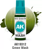 Photo de Ak Interactive Pot de Wash - Green (18 ml)