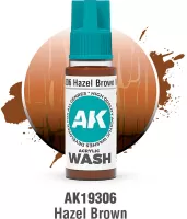 Photo de Ak Interactive Pot de Wash - Hazel Brown (18 ml)