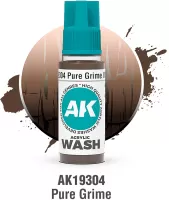 Photo de Ak Interactive Pot de Wash - Pure Grime (18 ml)