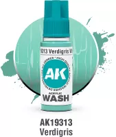 Photo de Ak Interactive Pot de Wash - Verdigris (18 ml)