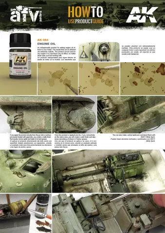 Photo de Ak Interactive Pot d'Enamel Effects - Fresh Engine Oil (35 ml)