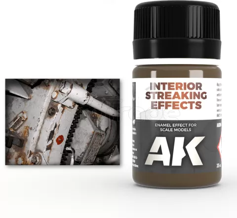 Photo de Ak Interactive Pot d'Enamel Effects - Streaking Grime for Interiors (35 ml)