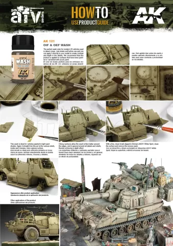 Photo de Ak Interactive Pot d'Enamel Effects - Wash For U.S. Modern Vehicles Oif & Oef (35 ml)