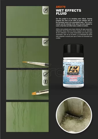 Photo de Ak Interactive Pot d'Enamel Effects - Wet Effects Fluid (35 ml)