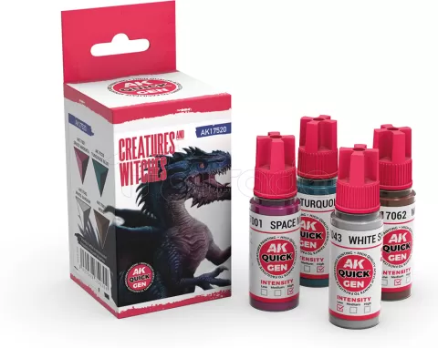 Photo de Ak Interactive Quick Gen - Creatures And Witches (Set 4 Refs)