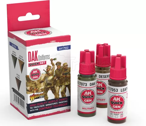 Photo de Ak Interactive Quick Gen - Dak Uniforms (Set 3 Refs)