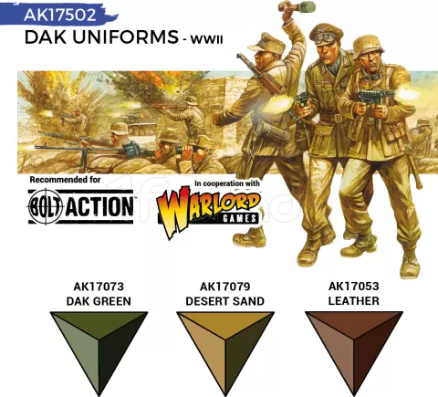 Photo de Ak Interactive Quick Gen - Dak Uniforms (Set 3 Refs)