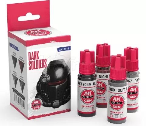 Photo de Ak Interactive Quick Gen - Dark Soldiers (Set 4 Refs)