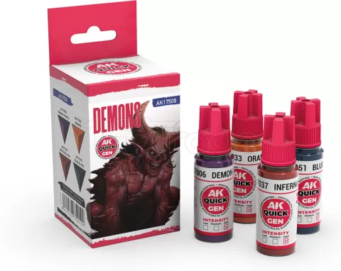 Photo de Ak Interactive Quick Gen - Demons (Set 4 Refs)