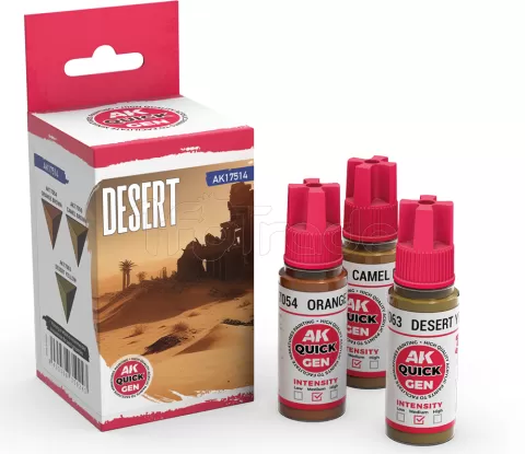Photo de Ak Interactive Quick Gen - Desert (Set 3 Refs)