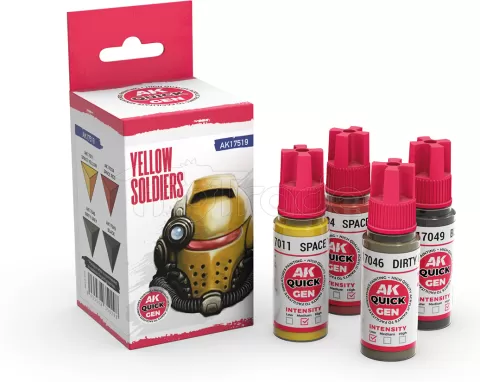 Photo de Ak Interactive Quick Gen - Yellow Soldiers (Set 4 Refs)