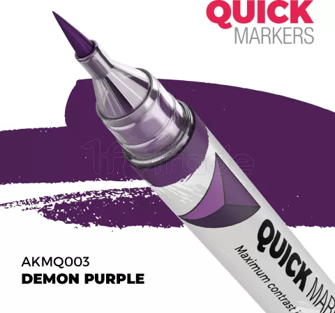 Photo de Ak Interactive - Quickmarker Demon Purple
