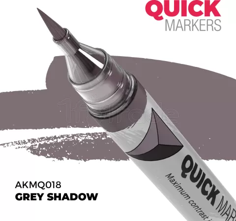 Photo de Ak Interactive - Quickmarker Grey Shadow