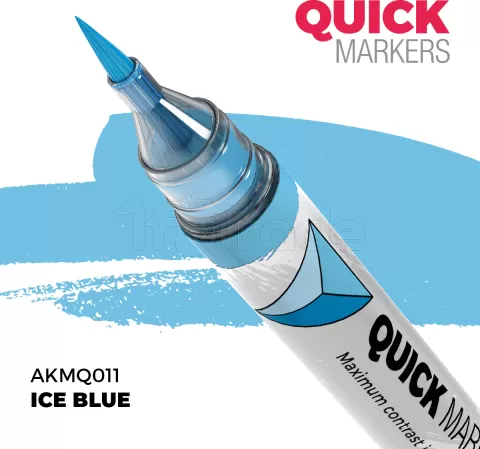 Photo de Ak Interactive - Quickmarker Ice Blue