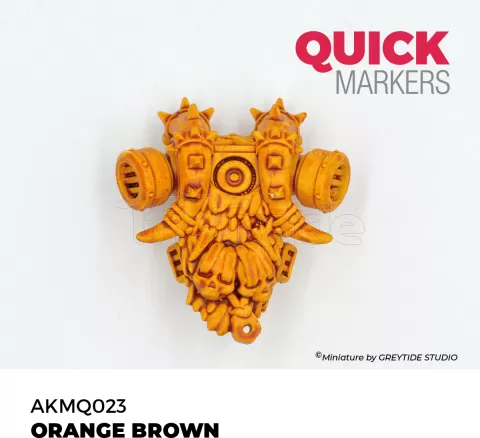 Photo de Ak Interactive - Quickmarker Orange Brown