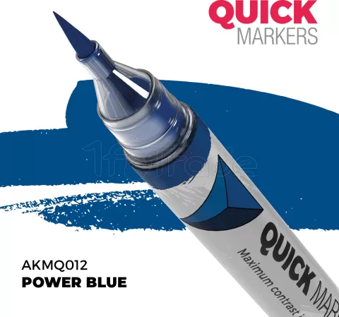 Photo de Ak Interactive - Quickmarker Power Blue