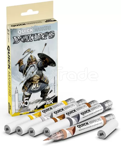 Photo de Ak Interactive - Quickmarker Set Dwarfs