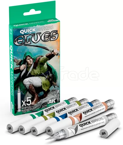 Photo de Ak Interactive - Quickmarker Set Elves