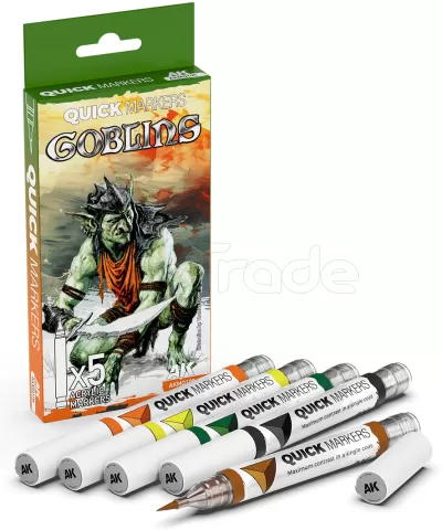 Photo de Ak Interactive - Quickmarker Set Goblins