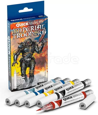 Photo de Ak Interactive - Quickmarker Set Imperial Troopers