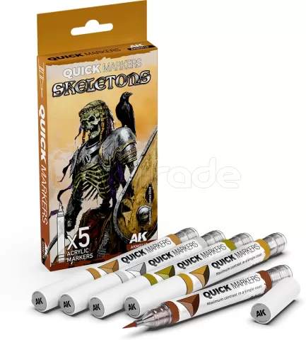 Photo de Ak Interactive - Quickmarker Set Skeletons