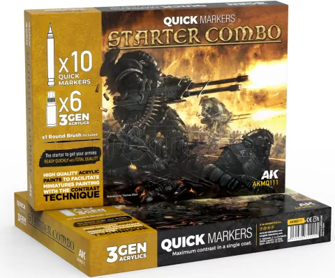 Photo de Ak Interactive - Quickmarker Starter Combo + 3Gen Set