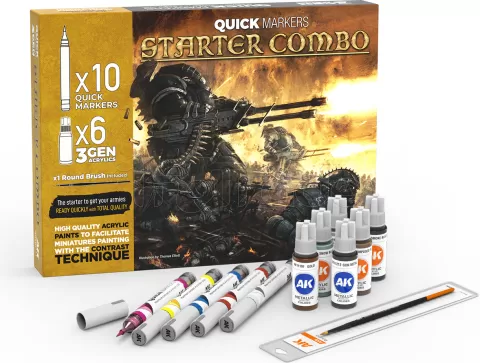 Photo de Ak Interactive - Quickmarker Starter Combo + 3Gen Set