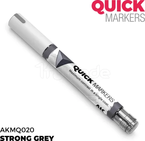 Photo de Ak Interactive - Quickmarker Strong Grey