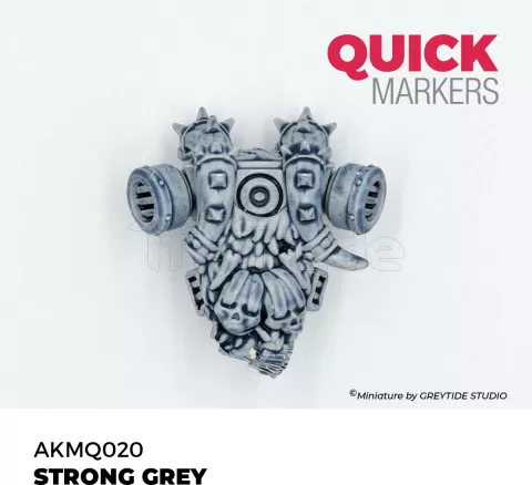 Photo de Ak Interactive - Quickmarker Strong Grey