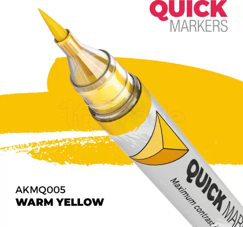 Photo de Ak Interactive - Quickmarker Warm Yellow