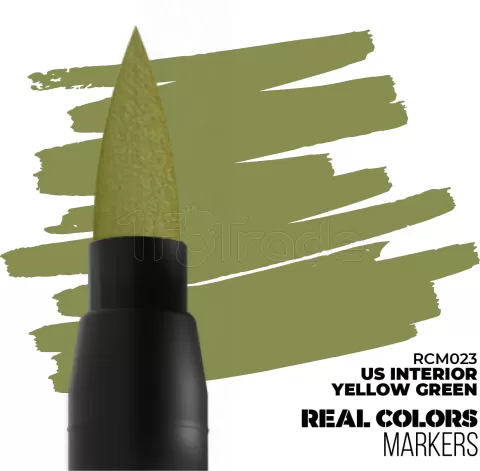 Photo de Ak Interactive - Real Colors Marker Us Interior Yellow Green