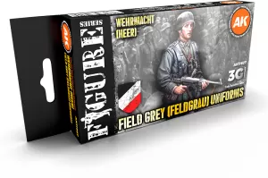 Photo de Ak Interactive Set de Peinture - German Field Grey Uniforms 3G