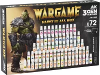Photo de Ak Interactive Set de Peinture - Wargame Paint It All (72 Ref.)