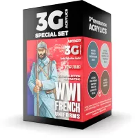 Photo de Ak Interactive Set de Peinture - Ww1 French Uniforms 3G