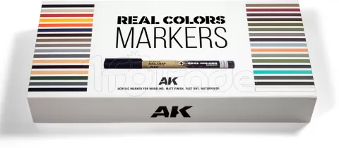 Photo de Ak Interactive - Special Box 34 Real Colors Markers