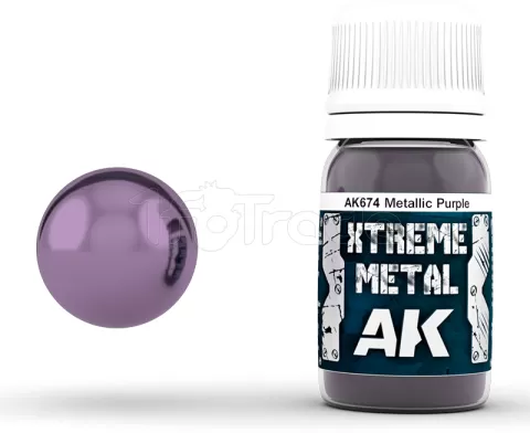 Photo de Ak Interactive - Xtreme Metal : Metallic Purple