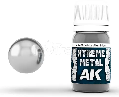 Photo de Ak Interactive - Xtreme Metal : White Aluminium