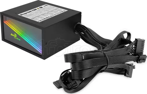 Photo de Alimentation ATX AeroCool Mirage Gold RGB - 750W (Noir)