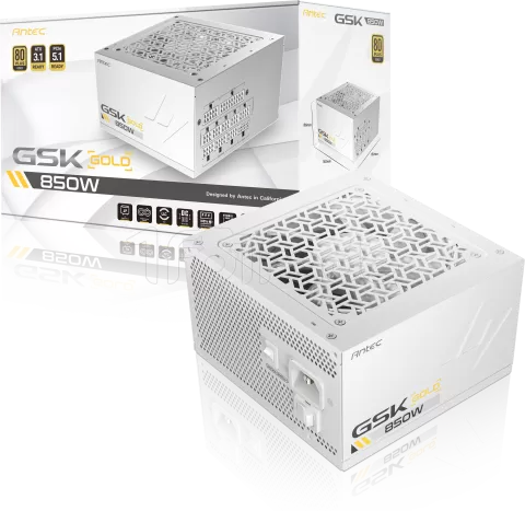 Photo de Alimentation ATX Antec GSK ATX 3.1 - 850W (Blanc)