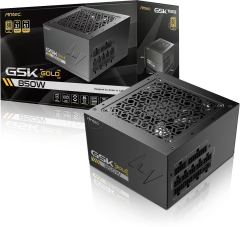 Photo de Alimentation ATX Antec GSK ATX 3.1 - 850W (Noir)