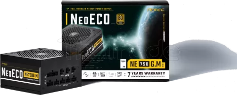 Photo de Alimentation ATX Antec NeoEco Gold - 750W (Noir)