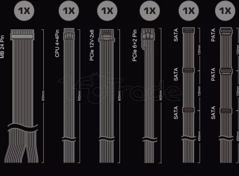 Photo de Alimentation ATX ASRock Pro-B - 750W (Noir)