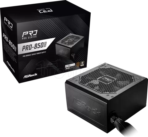 Photo de Alimentation ATX ASRock Pro-B - 850W (Noir)