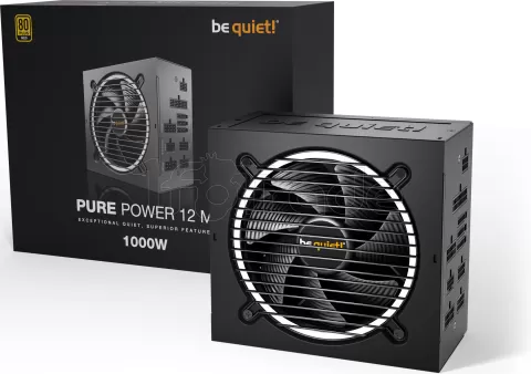 Photo de Alimentation ATX Be Quiet Pure Power 12 M - 1000W (Noir)