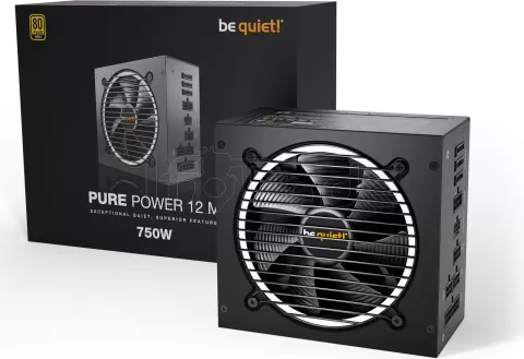 Photo de Alimentation ATX Be Quiet Pure Power 12 M - 750W (Noir)