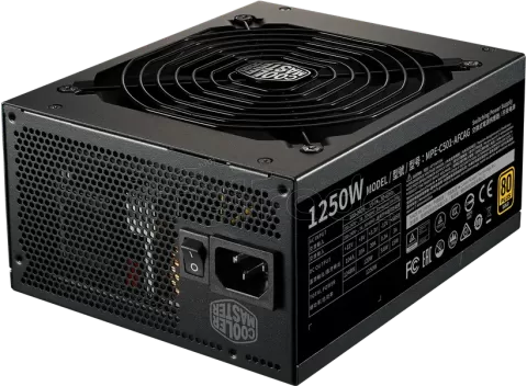 Photo de Alimentation ATX Cooler Master MWE Gold V2 - 1250W (Noir)